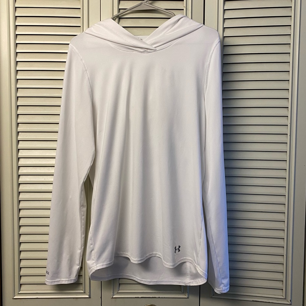 Under Armour Women’s Iso-Chill white hoodie